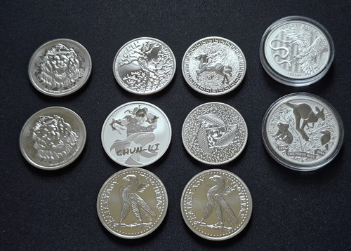 Lot oz silber - 10, x