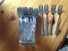 40 Kuchengabeln Dessertgabeln Gabeln VEGA Edelstahl Rostfrei 18/10 (F023-344)