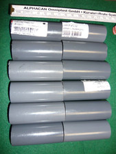 Schnäppchen 8 x PVC  POM grau D = 30 mm, L = min. 70 mm, Stab, Welle, Rundstab,