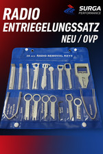 38tlg Radio Entriegelungswerkzeug Set Universal Ausbau Werkzeug VW Audi BMW