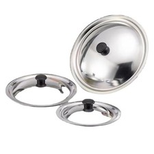Edelstahl topfdeckel rund wok - edelstahl,