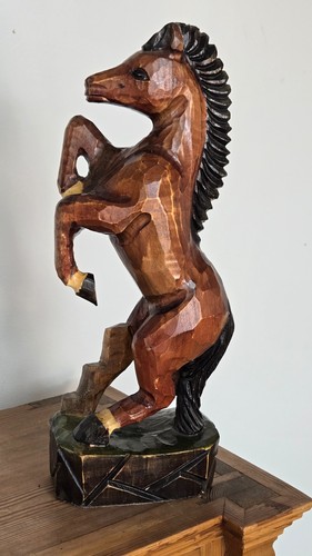 Skulptur holzpferd - skulptur,