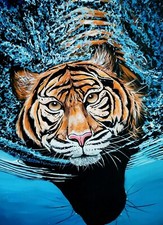  Handgemaltes Tiger Gemälde