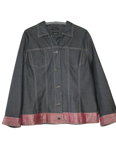 Jeansjacke hirsch black - -,