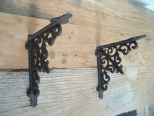 Regalwinkel 2er-Set Regalträger Wandkonsolen Wandregal Gusseisen inkl Versand