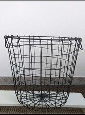 Metallkorb rund mit griffe - rund,