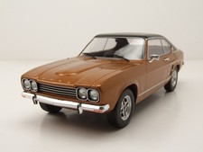 Ford Capri MK I GXL 1973 braun schwarz Modellauto 1:18 MCG