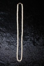 Elegante antike Halskette Perlenkette 50er Jahre Nachlass 67 - 70 cm Schmuck