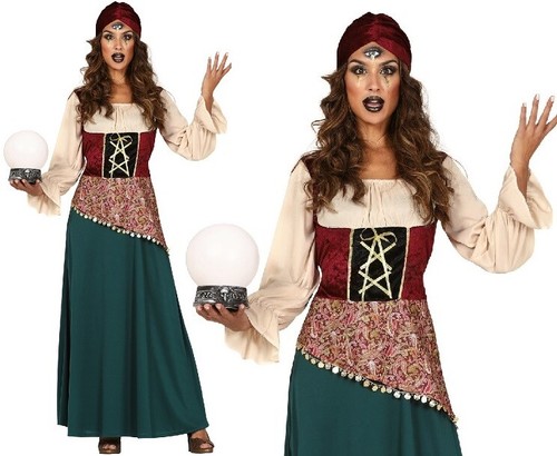 Damen halloween wahrsagerin - damen,