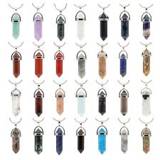 Gefasste Doppelspitze | Mit silberfarbener Fassung und Öse | Schmuckanhänger