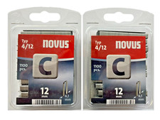 2x 1100 Tackerklammern Novus