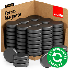 GAUDER 20 x Haftmagnete Ferrit