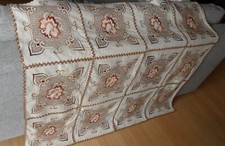 Antik Tischdecke Stickerei