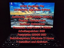 4k QHD+ SSD i7-7500U 8GB RAM