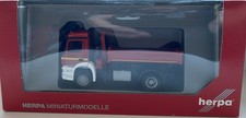 HERPA MERCEDES ANTOS 2-ACHS ALLRADKIPPER MIT BORDKRAN FEUERWEHR NEUTRAL
