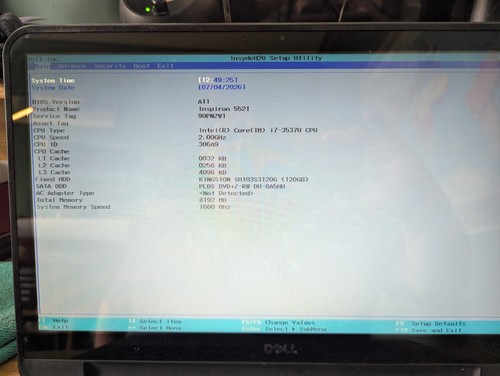 Dell inspiron 5521 laptop - laptop, core