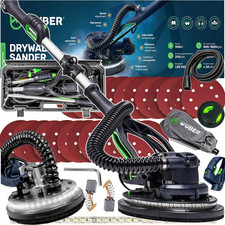 Trockenbauschleifer Profi Schleifmaschine für Wand & Decke mit LED und Absaugung