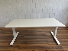 Haworth elektrisch höhenverstellbarer Schreibtisch 160x80cm weiß
