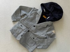 Orig. Steiff Kinder Baby Langarm Sakko Jacke mit Kapuze 2 Jahre / 92 cm