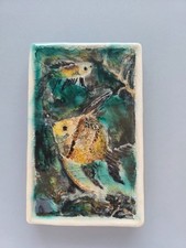 Vintage Keramik Wandbild