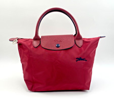 LONGCHAMP LE PLIAGE CLUB TOP HANDLE BAG MEDIUM - GARNET RED