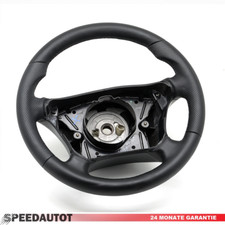 Tuning Schwarz Lenkrad für Mercedes W210 W208 AB 1999 (Facelift) 