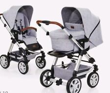 ABC Design Kombi-Kinderwagen Tereno 4 inkl. Babywanne. Zubehör Luftreifen