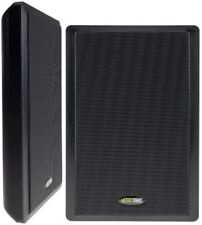 40W Flat Panel Lautsprecher 2-Wege 86dB 1 Paar schwarz Surround Wand Boxen Slim