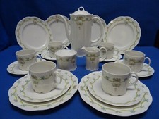 Rosenthal classic rose MONBIJOU Dekor Girlanden Kaffeeservice 6 Personen 21 tlg.