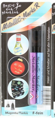 Metallic marker gold silber - metallic,