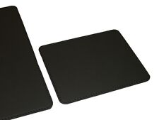 Mauspad Mousepad Schreibunterlage Schreibtischunterlage Leder schwarz 25 x 20 