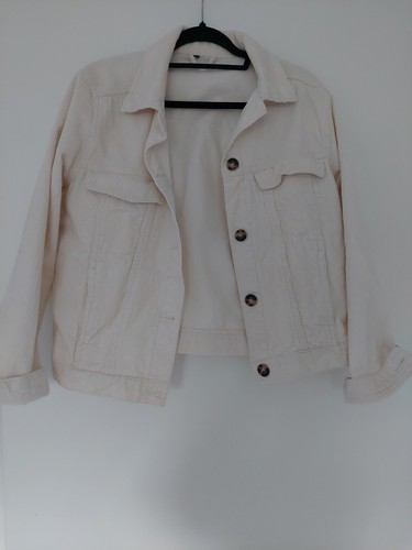 Cord jacke creme weiss - 40, l