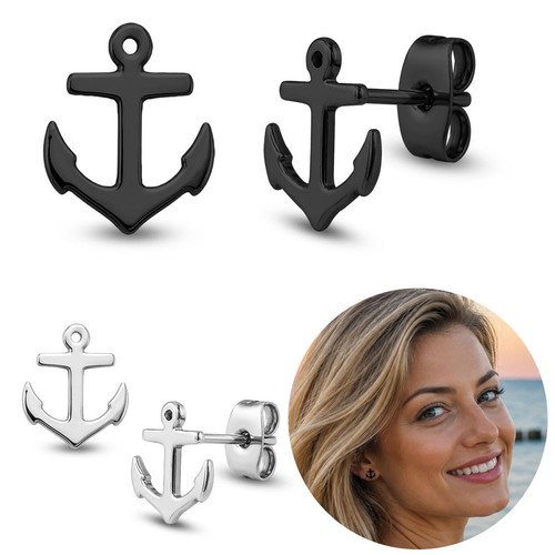 Ohrstecker anker edelstahl - anker,
