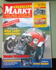 Oldtimer Markt 8/1995 DKW RT350 Morgan Threewheeler Ferrari Rainbow