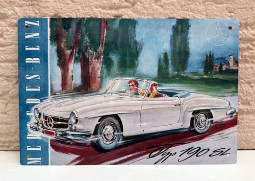 Blechschild mercedes benz - mercedes, 190