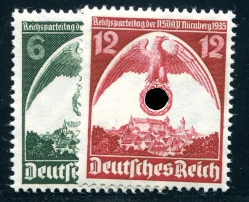 1935 586 587 postfrisch - dr, 586-587