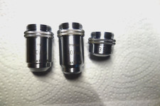 Leitz Wetzlar 3x Mikroskop Objektive 40x, 10x, 3,5x. #3382