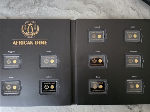 Africa dime goldmünzen - 10, x