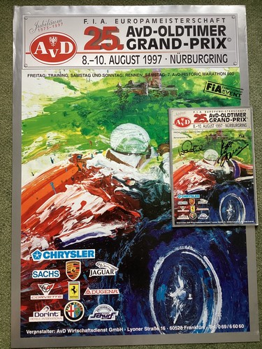 Orig rennplakat nürburgring - rennplakat,