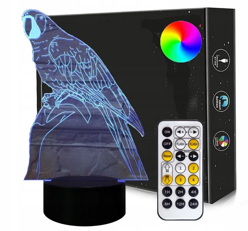 Led nachtlampe papagei usb - papagei,