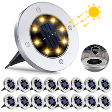 4-32xLED Solarleuchte Bodenstrahler Außen IP65 Gartenleuchten Garten Solarlampen