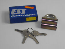 DDR ESS Schloss Vorhängeschloss Schlüssel BAB VEB Zylinderschlösser Potsdam NOS