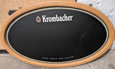 Biertafel von Krombacher mit Holzrahmen