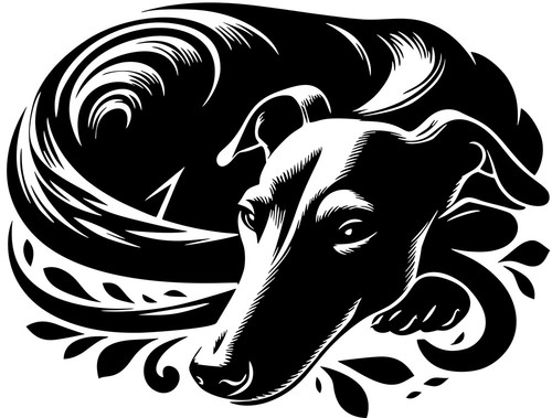 Galgo aufkleber - aufkleber,