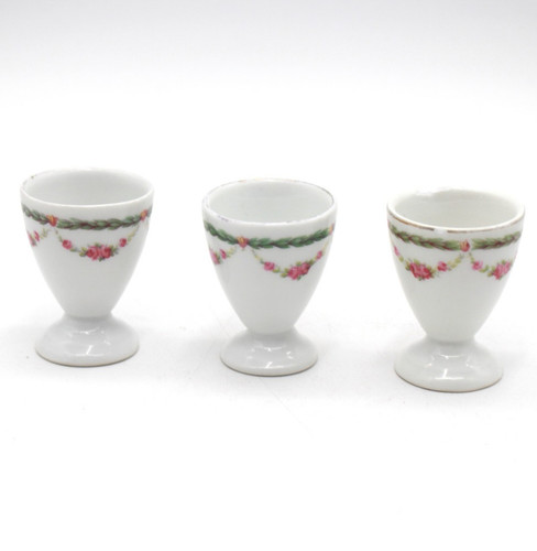 Eierbecher rosen dekor - 3,