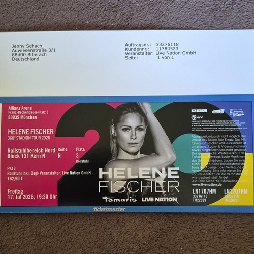 Helene fischer 360 tour 2026 - tour,