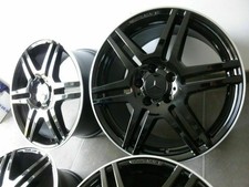 4 orig. AMG Wheels Black 18