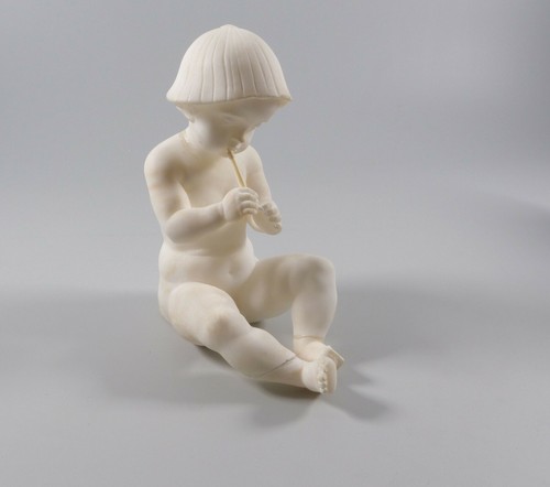 Figur alabaster junge mit - figur,