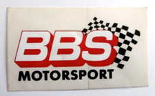Werbe-Aufkleber BBS Motorsport