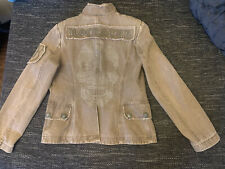 Philipp Plein ROCKSTAR Denim Skull Jacket 1.Koll  2009 Gr 44 M L Rarität Limited